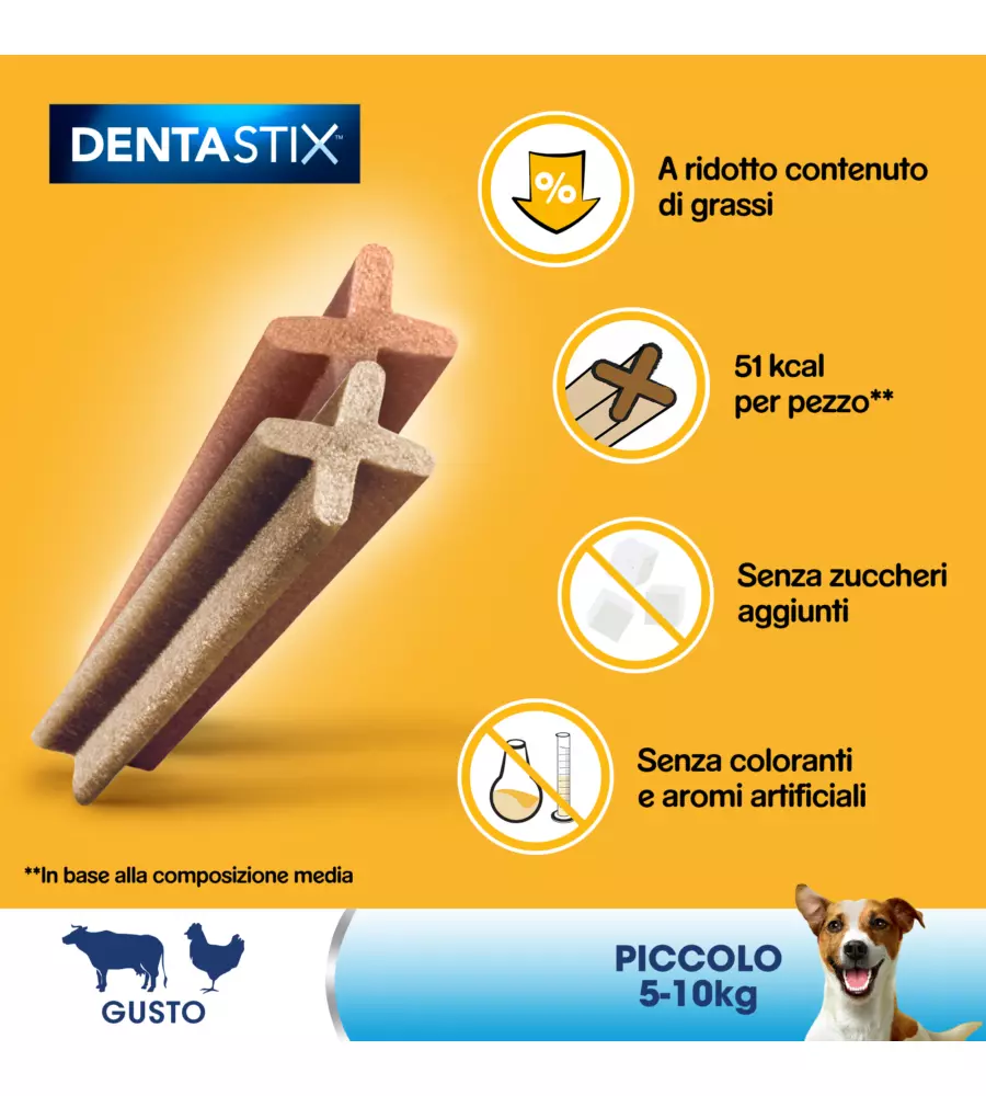 Pedigree - dentastix snack igiene orale small, 70 pz